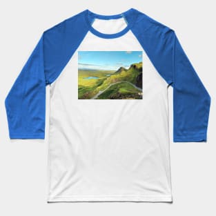 Quiraing, Isle of Skye, Scotland Baseball T-Shirt